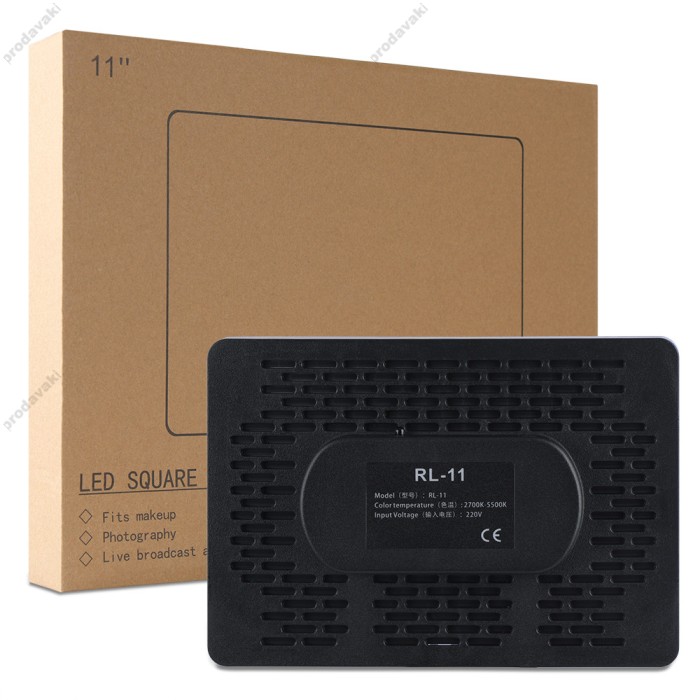 Лампа відеосвітло LED CH RL-11 23x16 cm 240 Lights 25W 2700K-5700K Remote