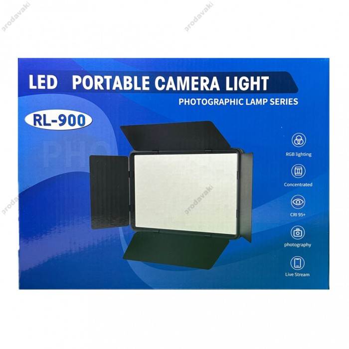 Лампа відеосвітло LED CH RL-900 23x16 cm 40W 366 Lights 3000K-6500K