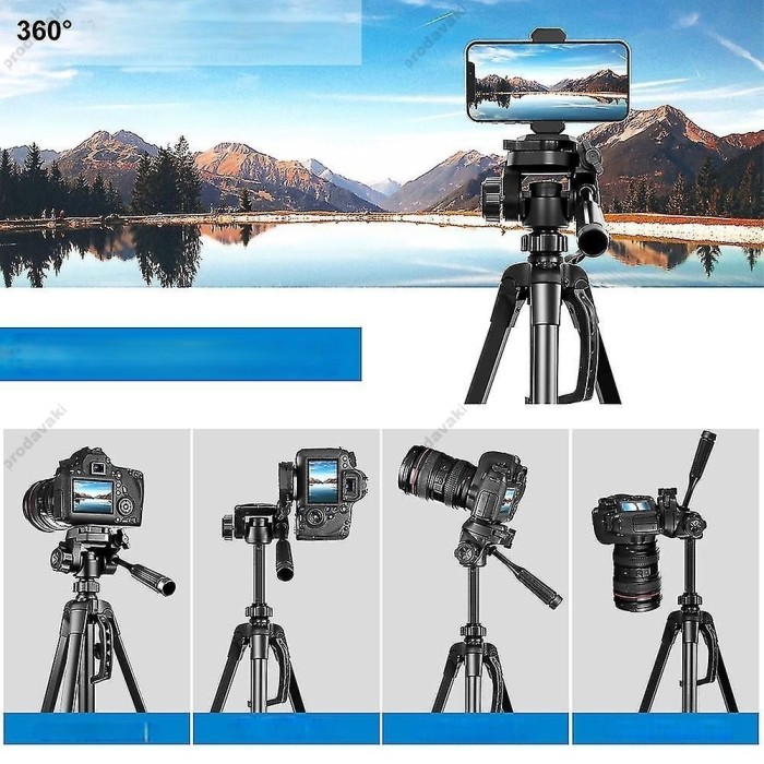 Штатив-трипод Tripod Stand Multifunctional Neepho NP-680 1.70m