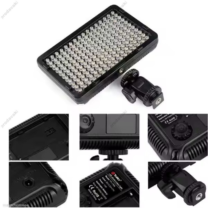 Накамерне відеосвітло LED Tolifo PT-176S 3200-5600K