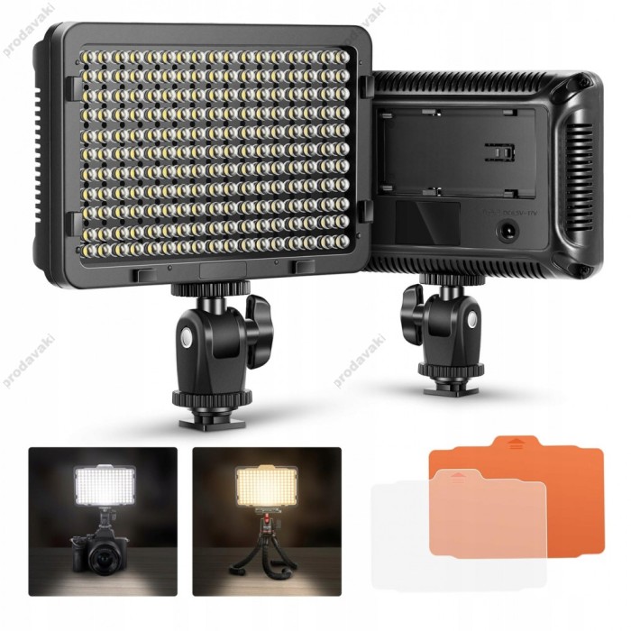 Накамерне відеосвітло LED Tolifo PT-176S 3200-5600K
