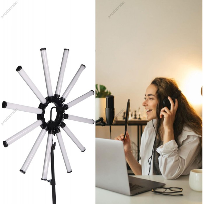 Лампа Arms LEDCH CH  YUGAM 12 Arms holder 180W 3200K-5600K