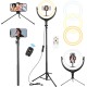 Лампа кільцева для селфі CH CODN-539B 10inch 26см 15W 3000-6500K Black