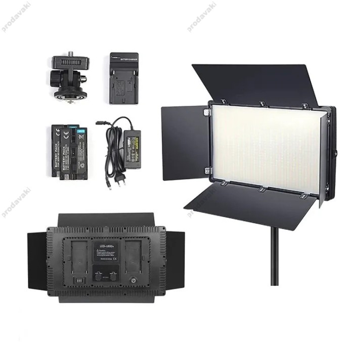 Лампа відеосвітло LED CH Pro 800 50W 3200-6500K + АКБ Black
