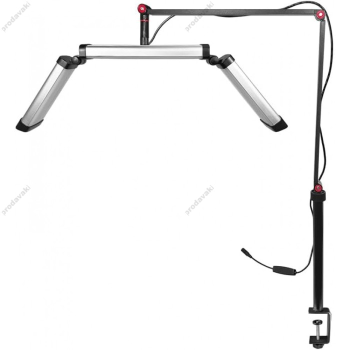 Безтіньова LED лампа CH FZ-20H у формі півмісяця для бьюті майстра 20W 3200-5600K