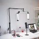 Безтіньова LED лампа CH FZ-20H у формі півмісяця для бьюті майстра 20W 3200-5600K