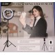Лампа кільцева для селфі CH CODN-539B 10inch 26см 15W 3000-6500K Black