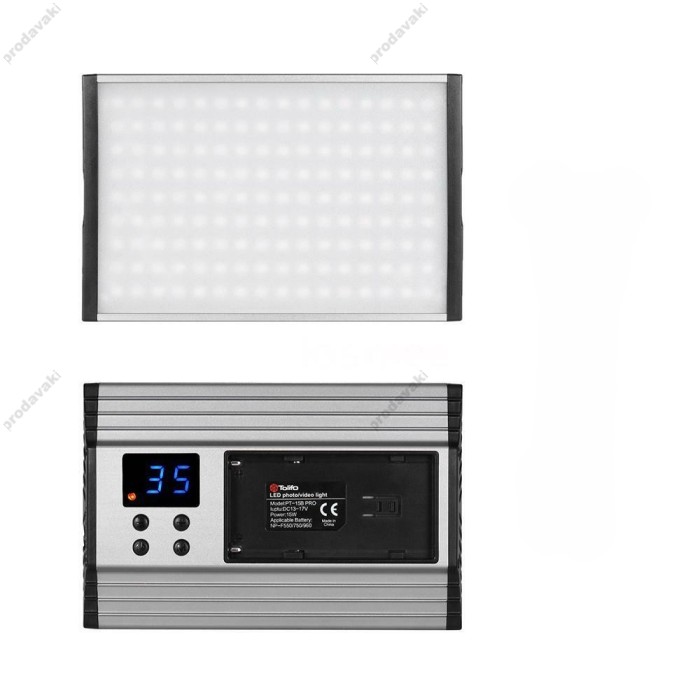Накамерне відеосвітло LED Tolifo PT-15B Pro 15W color 3200-5600K