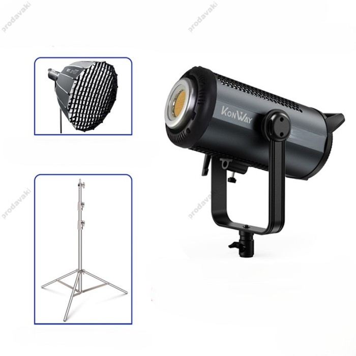 Комплект Soft Box прожектор штатив LED Tolifo KW200B Pro Fill light 220W 2700-6500К