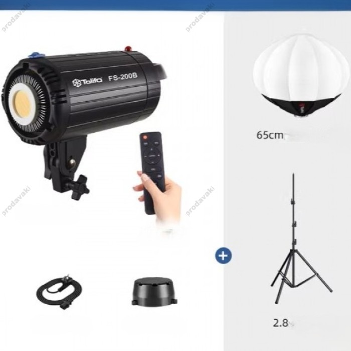 Комплект Soft Box прожектор штатив LED Tolifo FS-200B 220W 2700-6500k 95+