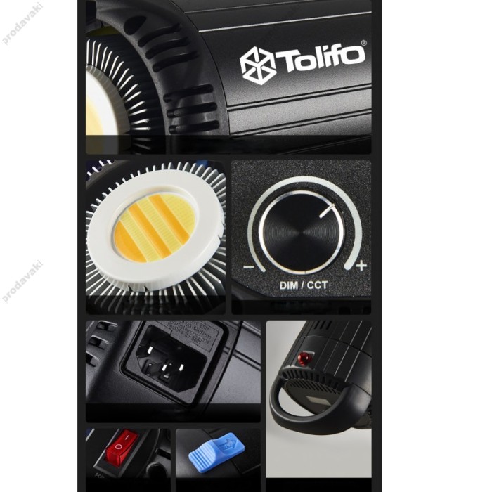Комплект Soft Box прожектор штатив LED Tolifo FS-200B 220W 2700-6500k 95+