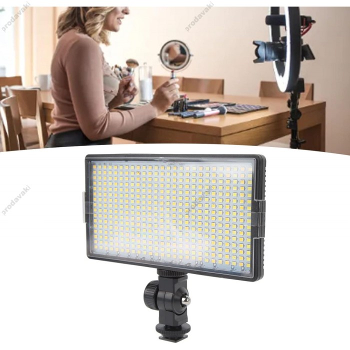 Накамерне відеосвітло LED CH 416 17.5x9.3x1cm 30W 3200-6500K