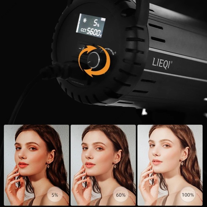 Лампа відеосвітло комплект Soft Box прожектор штатив LED LIEQI  LQ-150W 5600k