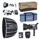 Лампа відеосвітло комплект прожектор  Soft Box Yongnuo LUX160 180W 3200-5600K