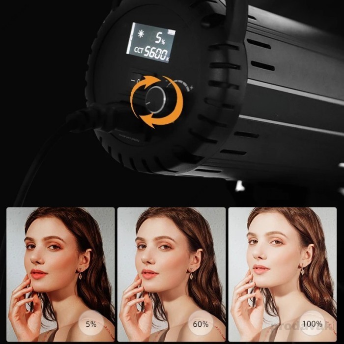 Лампа відеосвітло комплект Soft Box прожектор штатив LED CH VL2 150W 5600K