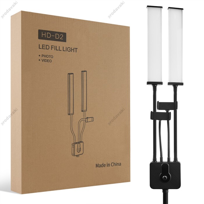 Лампа Double Arms LED CH HD-D2 + 2 holder 45W 3200K-5600K