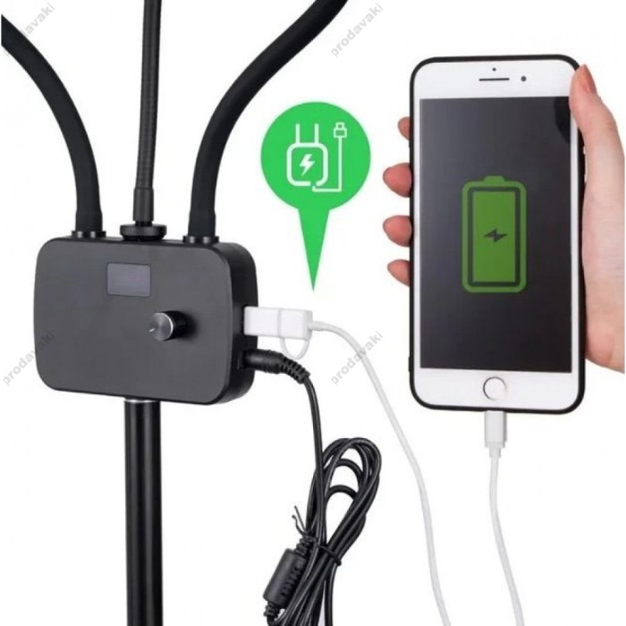 Лампа Double Arms LED CH HD-D2 + 2 holder 45W 3200K-5600K