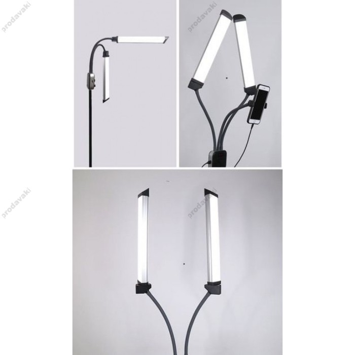 Лампа Double Arms LED CH HD-D2 + 2 holder 45W 3200K-5600K