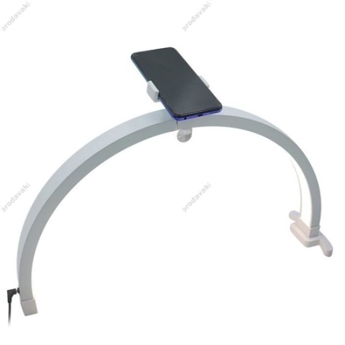 Безтіньова LED лампа CH M12X у формі півмісяця для бьюті майстра 20W color 3200-5600K