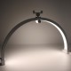 Безтіньова LED лампа CH M12X у формі півмісяця для бьюті майстра 20W color 3200-5600K