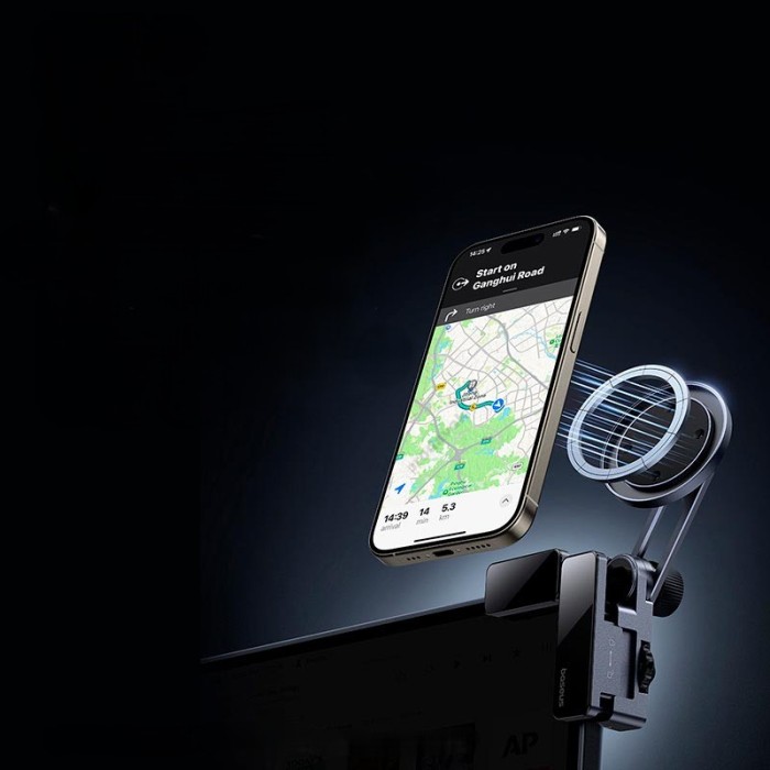 Автомобільний тримач Baseus MaxView Magnetic Car Mount for In-Vehicle Infotainment Screen Grey C40180701813-00
