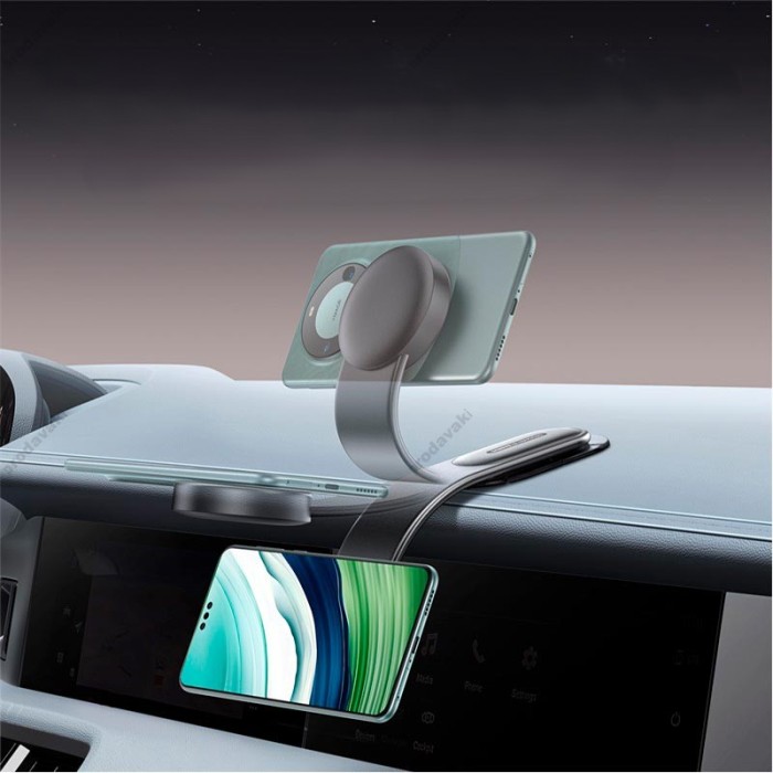 Автомобільний тримач Baseus C02 PrimeTrip Magnetic Car Mount Stick-on Type (Android Version) Black C40169005113-00