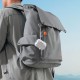 Портативний акумуляторний компресор насос Baseus Pocketgo Portable Air Pump Stellar 1600 mAh White (C11157700221-00)