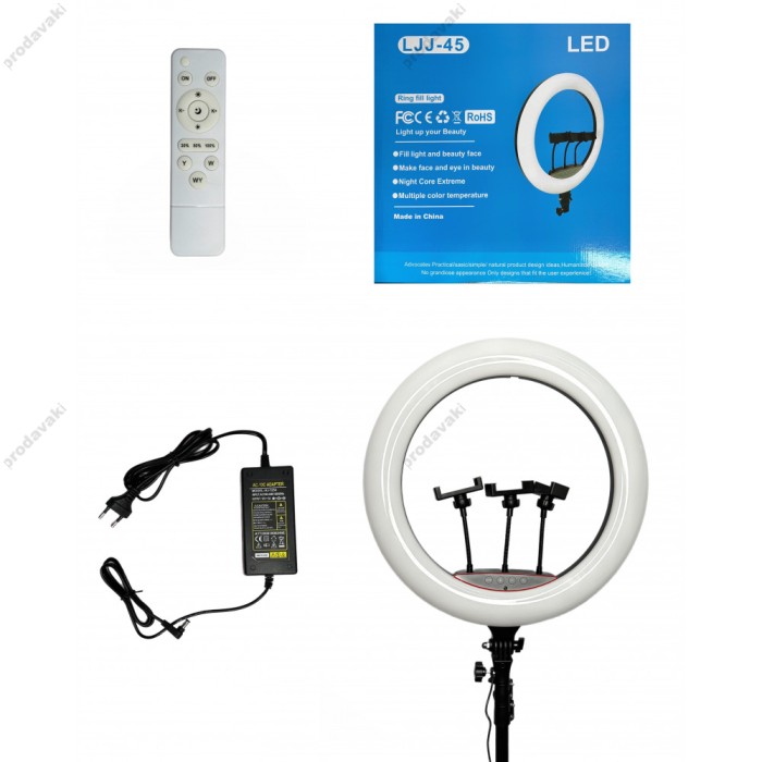 Лампа кільцева LED CH LJJ-45 Touch Switch 45cm 55W 2700-6500К
