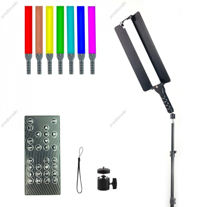 Лампа відеосвітло LED CH RL-60SL RGB 18W 2700-7500K