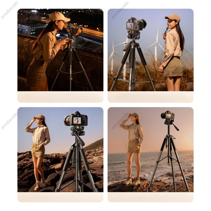 Штатив-трипод Tripod Stand Multifunctional ¼ Rtako VT-990S 1.90m