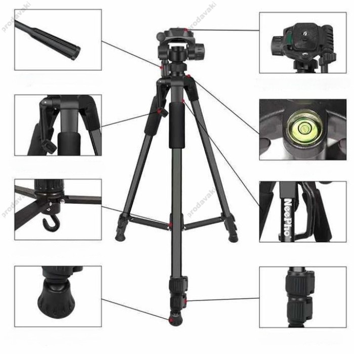 Штатив-трипод Tripod Stand Multifunctional Neepho NP-8820 1.50m