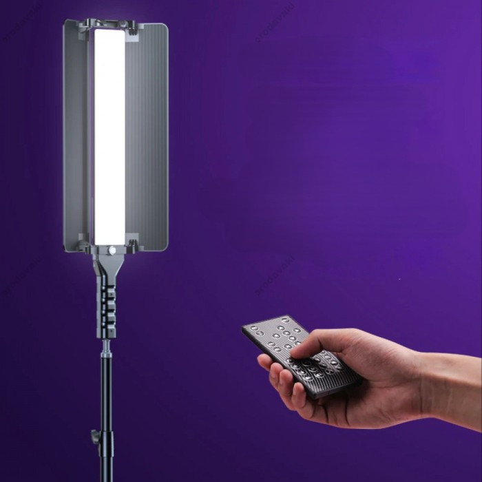 Лампа відеосвітло LED CH R1000 RGB 40x6.5 cm 204 Lights 3000K-6000K 22W 360° Ручний