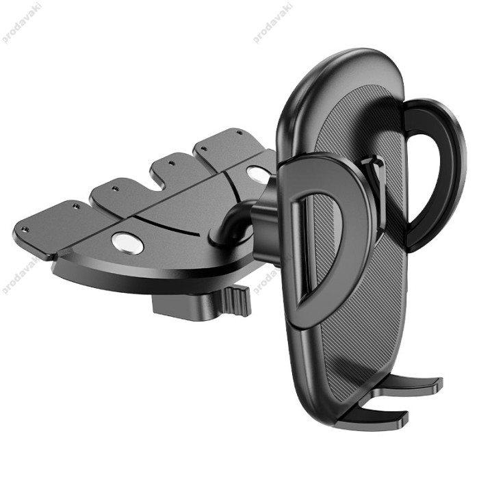 Автомобільний тримач у CD роз'єм Hoco H11 General Car holder H11 (CD slot) 4.7-7" Black
