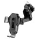 Автомобільний тримач із бездротовою зарядкою Hoco HW3 Wise automatic induction (center console) 15W Black