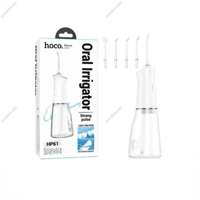 Іригатор для чищення зубів HOCO HP61 Electric oral flushing device White