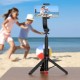 Монопод-трипод ACEFAST E42 selfie stick with automatic tripod 1.05m Black
