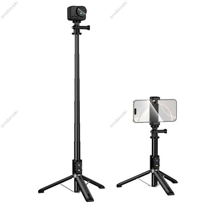 Монопод-трипод ACEFAST E42 selfie stick with automatic tripod 1.05m Black