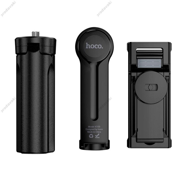 Стійка штатив HOCO K100 Prestigio mini tripod ¼ 0.15m Black
