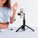 Монопод-трипод HOCO K34 Spring live broadcast holder with fill light 1.36m Black