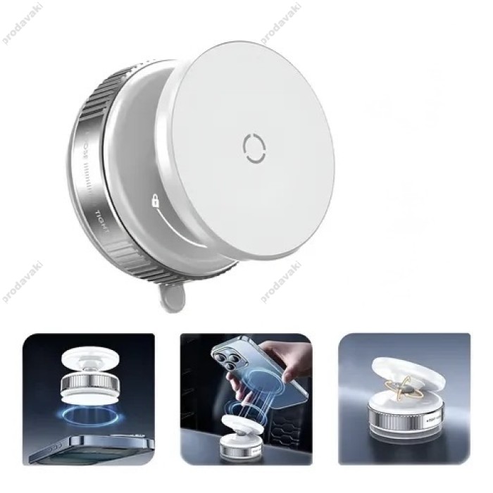 Автомобільний тримач CH K009 MagSafe White