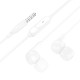 Дротові навушники Hoco M124 Wide universal earphones with microphone 3.5mm White