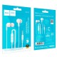 Дротові навушники Hoco M124 Wide universal earphones with microphone 3.5mm White