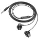 Дротові навушники Hoco M125 Smart metal universal earphones with microphone 3.5mm Black