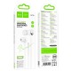 Дротові навушники HOCO M116 Benevolent universal digital earphones with microphone 3.5mm White