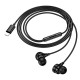Дротові навушники HOCO M116 Benevolent universal digital earphones with microphone Lightning Black