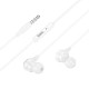 Дротові навушники HOCO M116 Benevolent universal digital earphones with microphone 3.5mm White