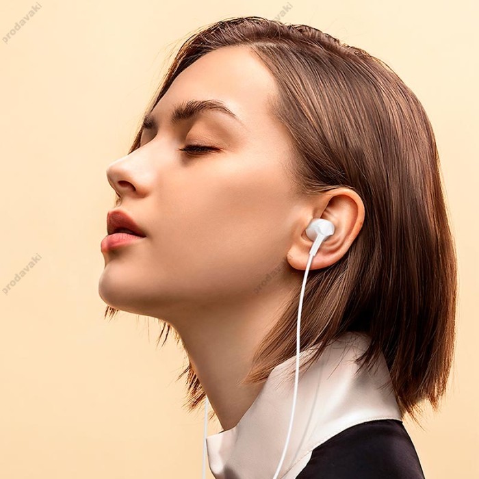 Дротові навушники HOCO M112 Story universal earphones with microphone 3.5mm White