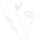 Дротові навушники HOCO M121 Bright universal earphones with microphone 3.5mm White