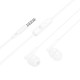 Дротові навушники HOCO M121 Bright universal earphones with microphone 3.5mm White
