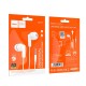 Дротові навушники HOCO M121 Bright universal earphones with microphone 3.5mm White